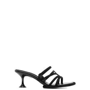 Sergio Rossi Suede leather heel sandals