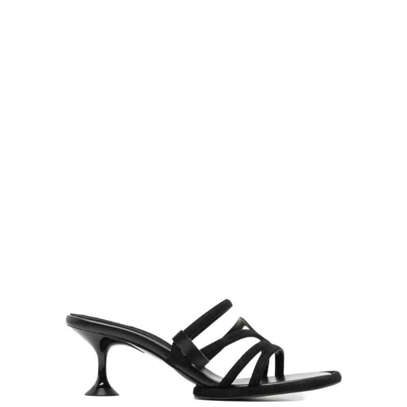 Sergio Rossi Suede leather heel sandals