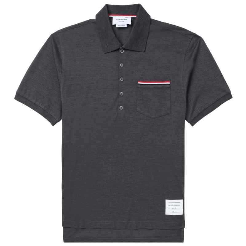 190190899-fw26-thombrownepre-mjp022a01455025 Thom Browne T-shirts and Polos DARK GREY