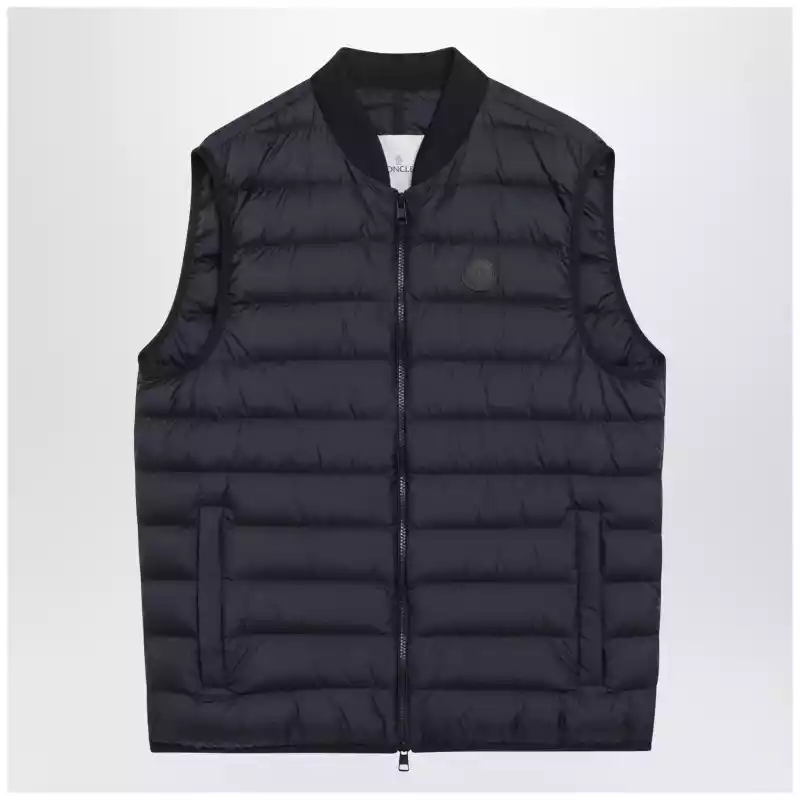Moncler Blue quilted Froissel waistcoat
