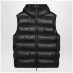 Moncler Black nylon-padded Panestrel waistcoat