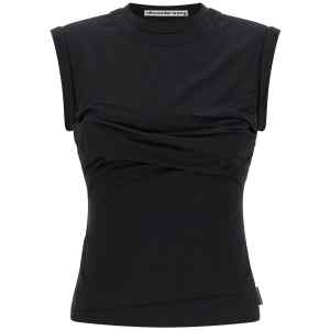 Alexander Wang Twisted Bust Layered Tank Top