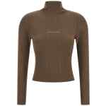 Alexander Wang Logo Ribbed Sweater