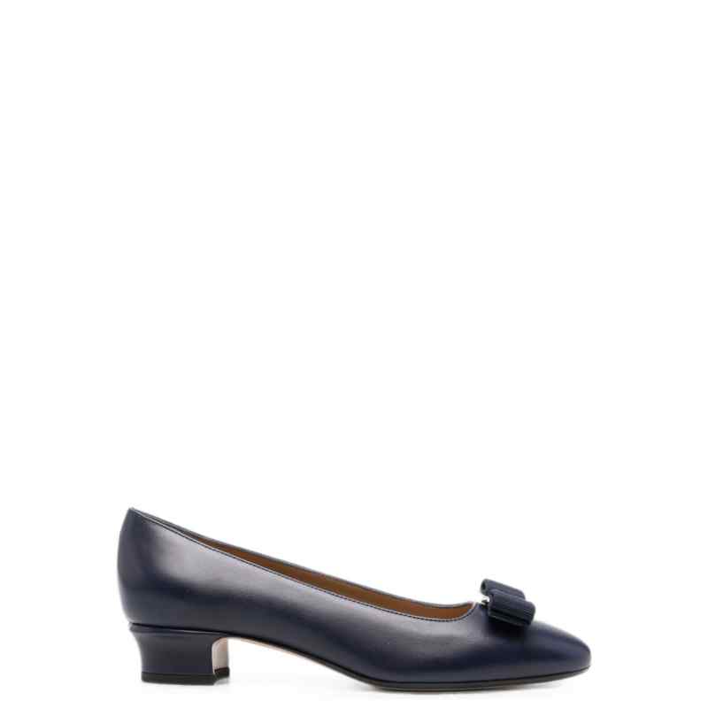 Ferragamo With Heel NAVY