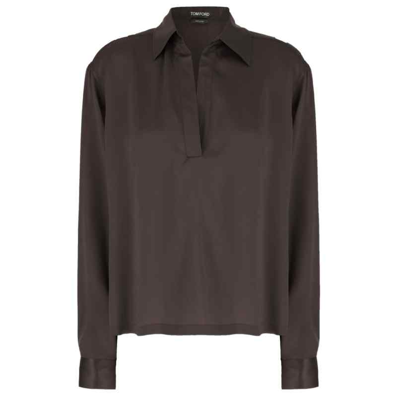 Tom Ford T-shirts and Polos BROWN