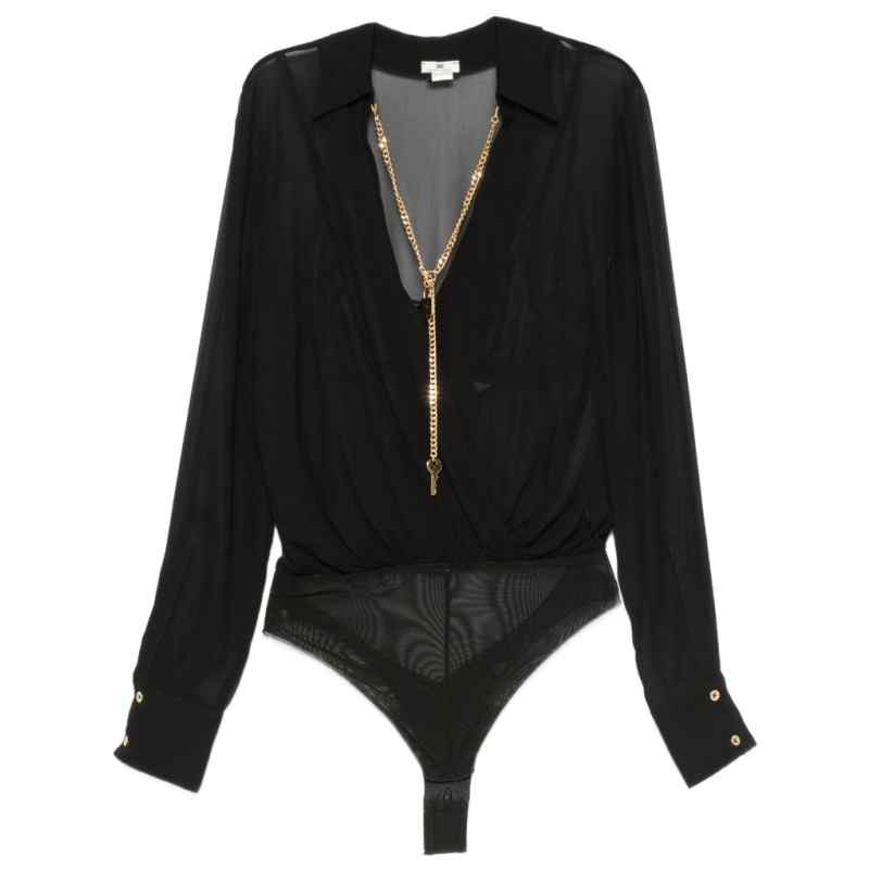 200004692-fw26-elisabettafranchipre-cb00966e2110 Elisabetta Franchi Shirts BLACK