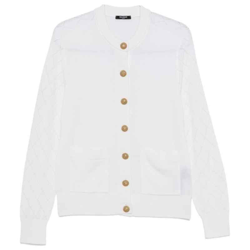 Balmain Sweaters WHITE