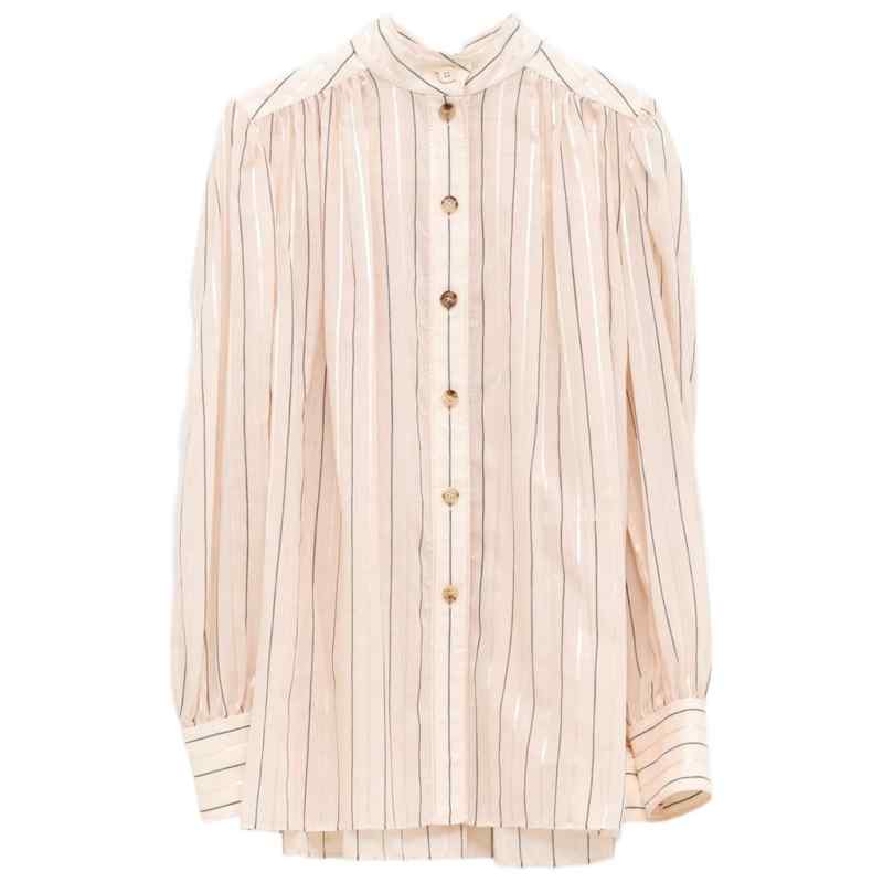 200008936-fw26-chloepre-ch26aht183069n5 Chloé Chloè Shirts POWDER