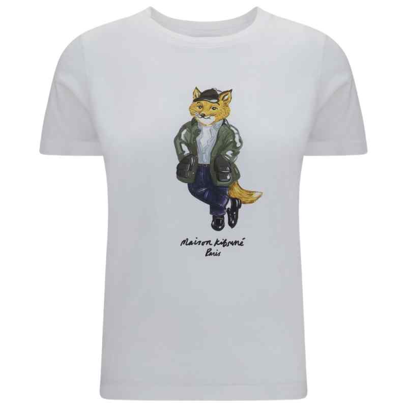 Maison Kitsuné MAISON KITSUNE' T-shirts and Polos WHITE