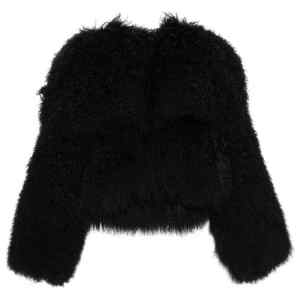 THE ATTICO Coats BLACK