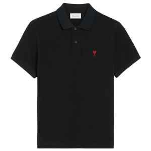 AMI PARIS T-shirts and Polos BLACK