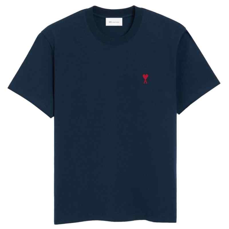 200010819-fw26-amiparis-bfuts035724430 AMI PARIS T-shirts and Polos NAVY
