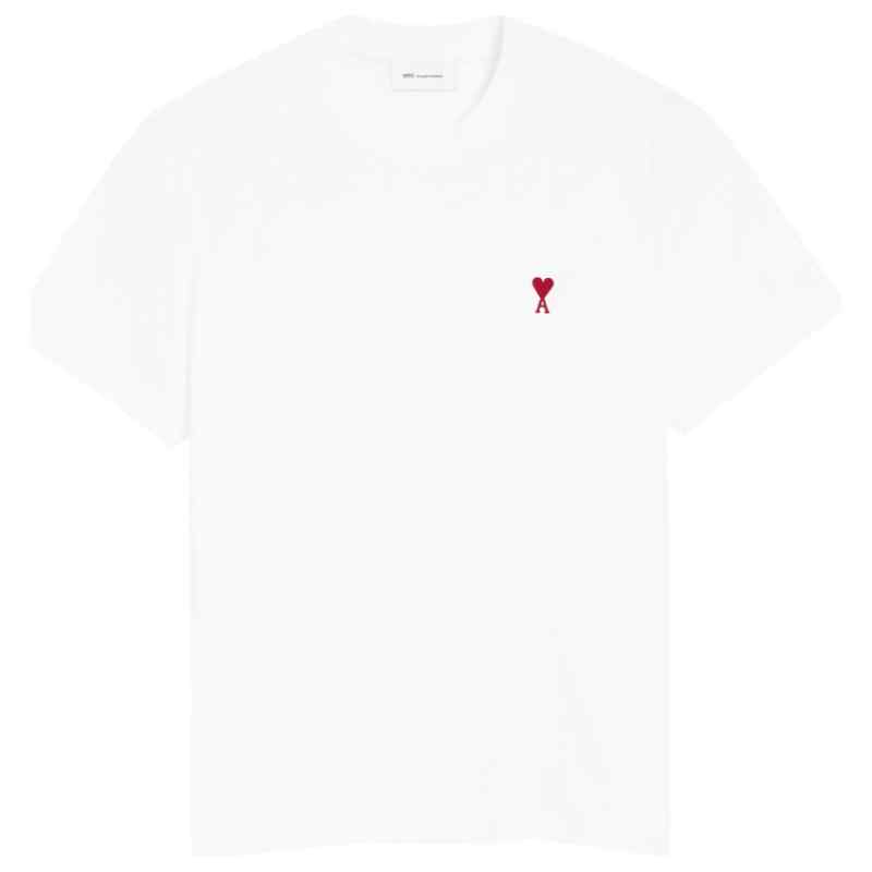 200010826-fw26-amiparis-bfuts035d724100 AMI PARIS T-shirts and Polos WHITE