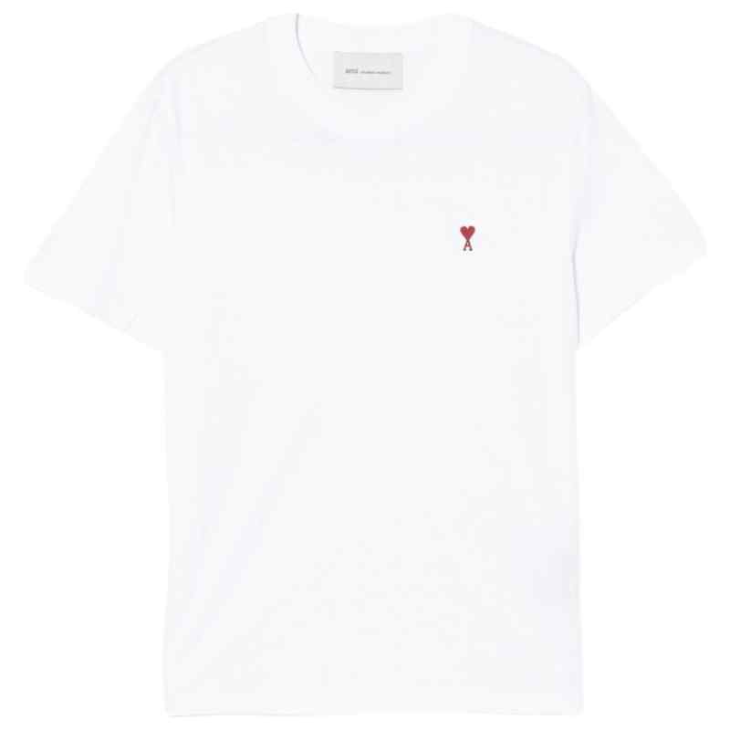 200010836-fw26-amiparis-bfuts035724100 AMI PARIS T-shirts and Polos WHITE