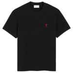 AMI PARIS T-shirts and Polos BLACK