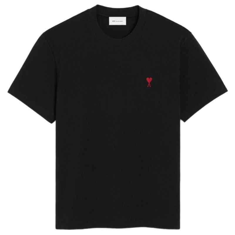 200010859-fw26-amiparis-bfuts035d724001 AMI PARIS T-shirts and Polos BLACK