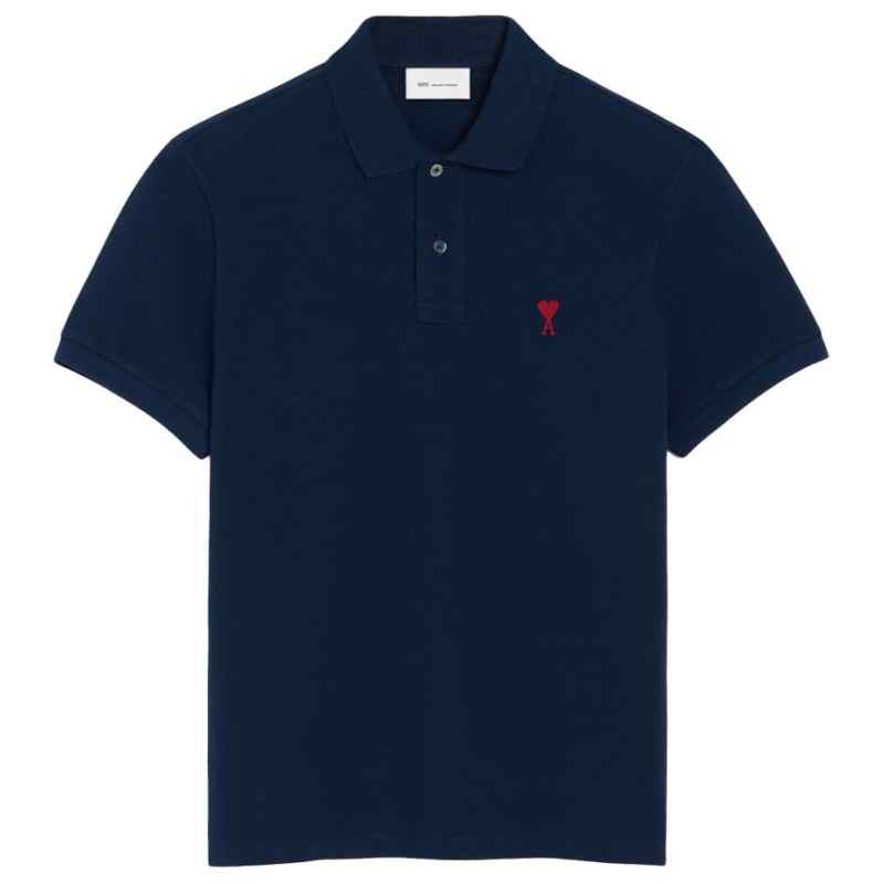 200010916-fw26-amiparis-bfupl001760430 AMI PARIS T-shirts and Polos NAVY