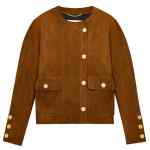 Saint Laurent Jackets BROWN