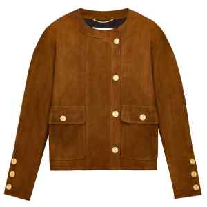 Saint Laurent Jackets BROWN