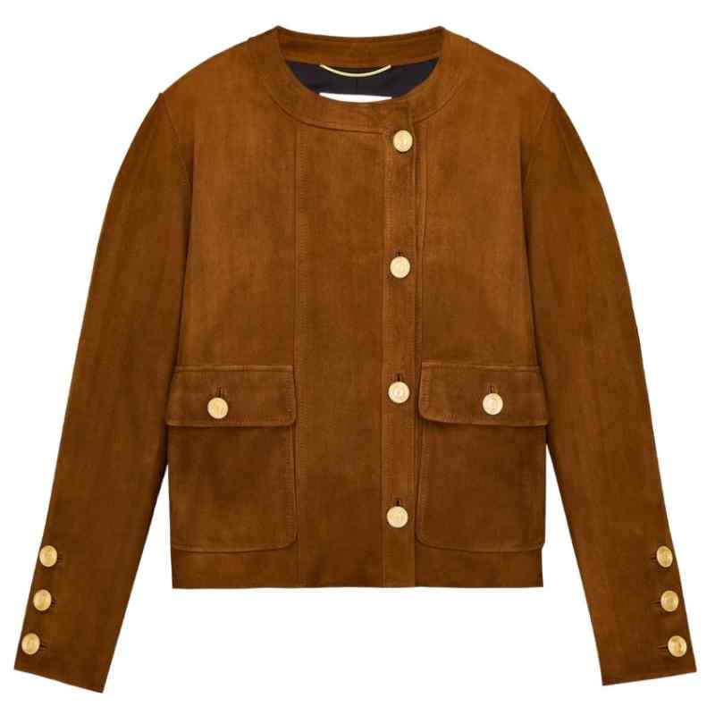 Saint Laurent Jackets BROWN