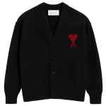 AMI PARIS Sweaters BLACK