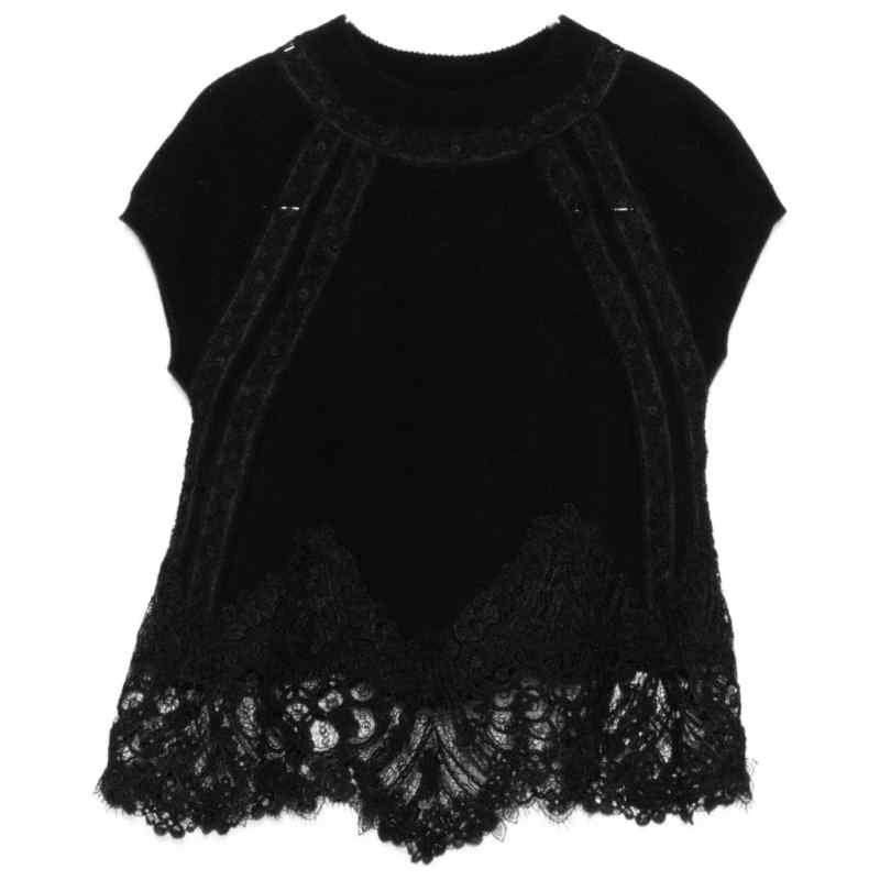 Ermanno Scervino Top BLACK