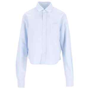 AMI PARIS Shirts LIGHT BLUE