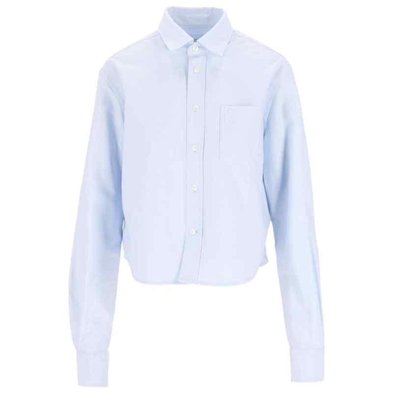 200011821-fw26-amiparis-fsh876co0031450 AMI PARIS Shirts LIGHT BLUE