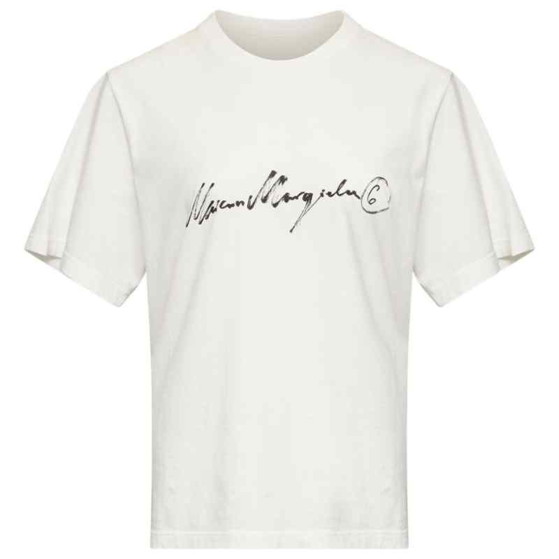 MM6 Maison Margiela T-shirts and Polos WHITE