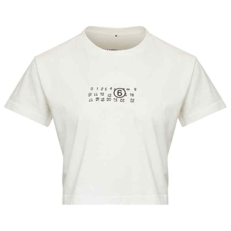 200012748-fw26-mm6pre-s52gc0369m20258101 MM6 Maison Margiela T-shirts and Polos WHITE