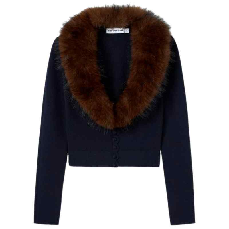 200013015-fw26-selfportraitmain-aw26-148ca-nnavy Self-portrait Sweaters NAVY