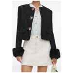 Self-portrait Jackets BLACK