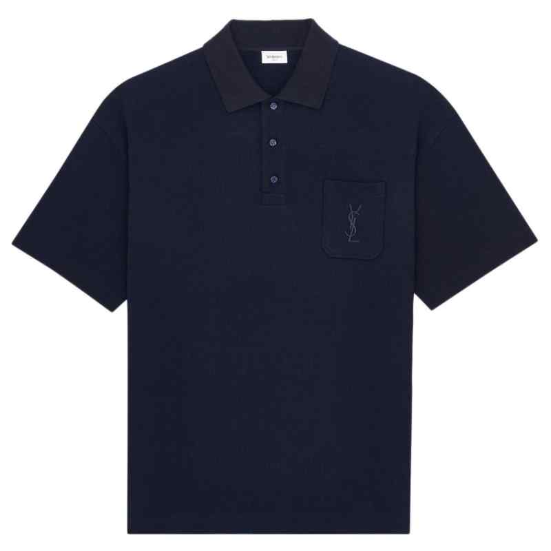 Saint Laurent T-shirts and Polos NAVY