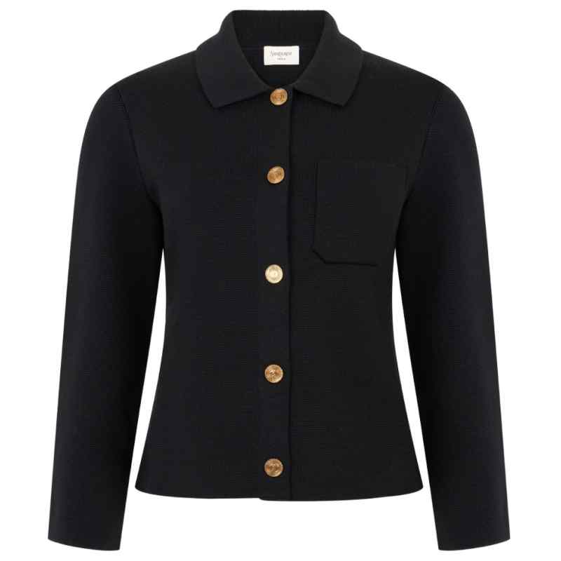 Saint Laurent Jackets BLACK