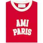 AMI PARIS T-shirts and Polos RED