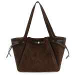 Tory Burch Romy Suede Leather Tote Bag