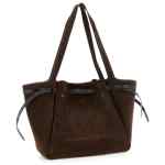 Tory Burch Romy Suede Leather Tote Bag