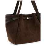 Tory Burch Romy Suede Leather Tote Bag