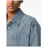 AMI PARIS Shirts LIGHT BLUE