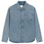 AMI PARIS Shirts LIGHT BLUE