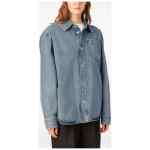AMI PARIS Shirts LIGHT BLUE