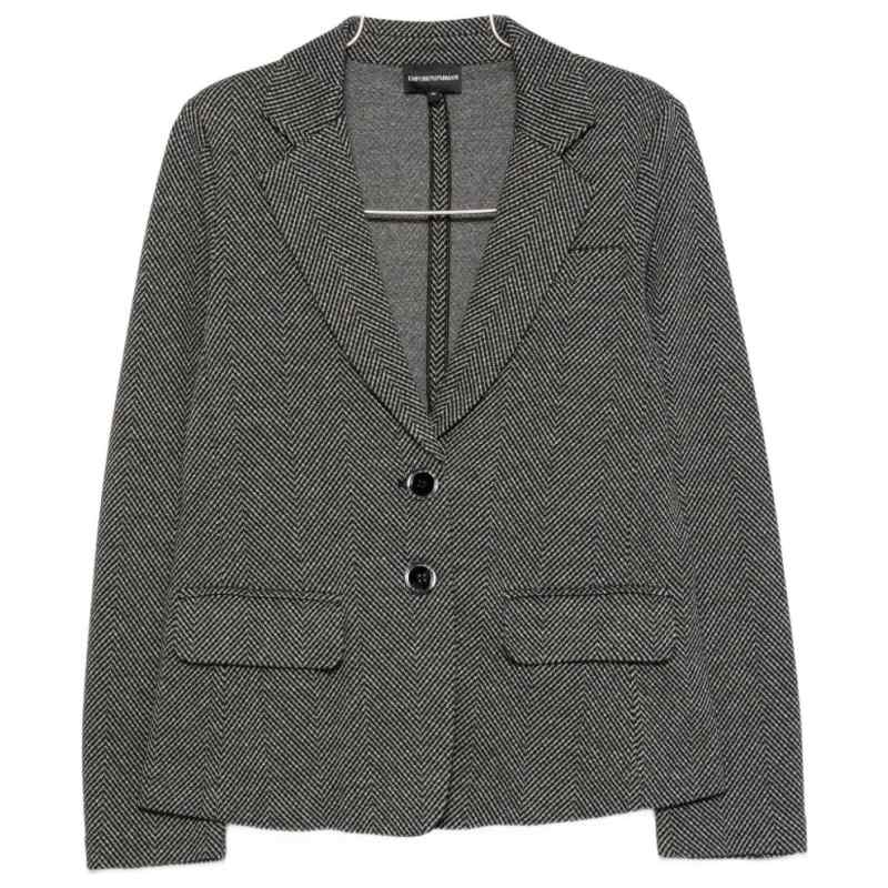 Emporio Armani Jackets BLACK