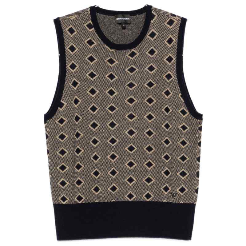 Emporio Armani Sweaters NAVY