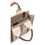 Chloé ChloÃ© Woody Small Linen Tote Bag