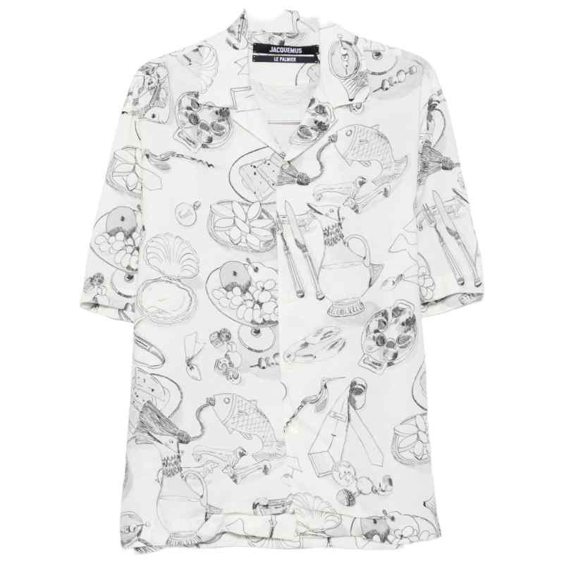 JACQUEMUS Shirts WHITE