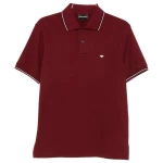 Emporio Armani T-shirts and Polos BORDEAUX