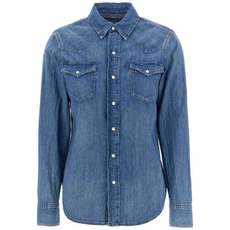 211969402001_01_M_2025-04-07T08-50-33.072Z-1 Polo Ralph Lauren Denim Shirt