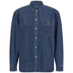 Polo Ralph Lauren Denim Shirt With Logo Embroidery