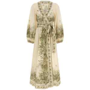 Zimmermann Wanderlust Wrap Midi Dress