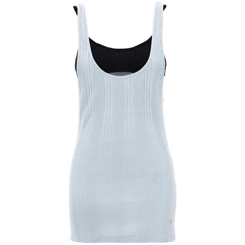 The Attico Logo Ribbed Top